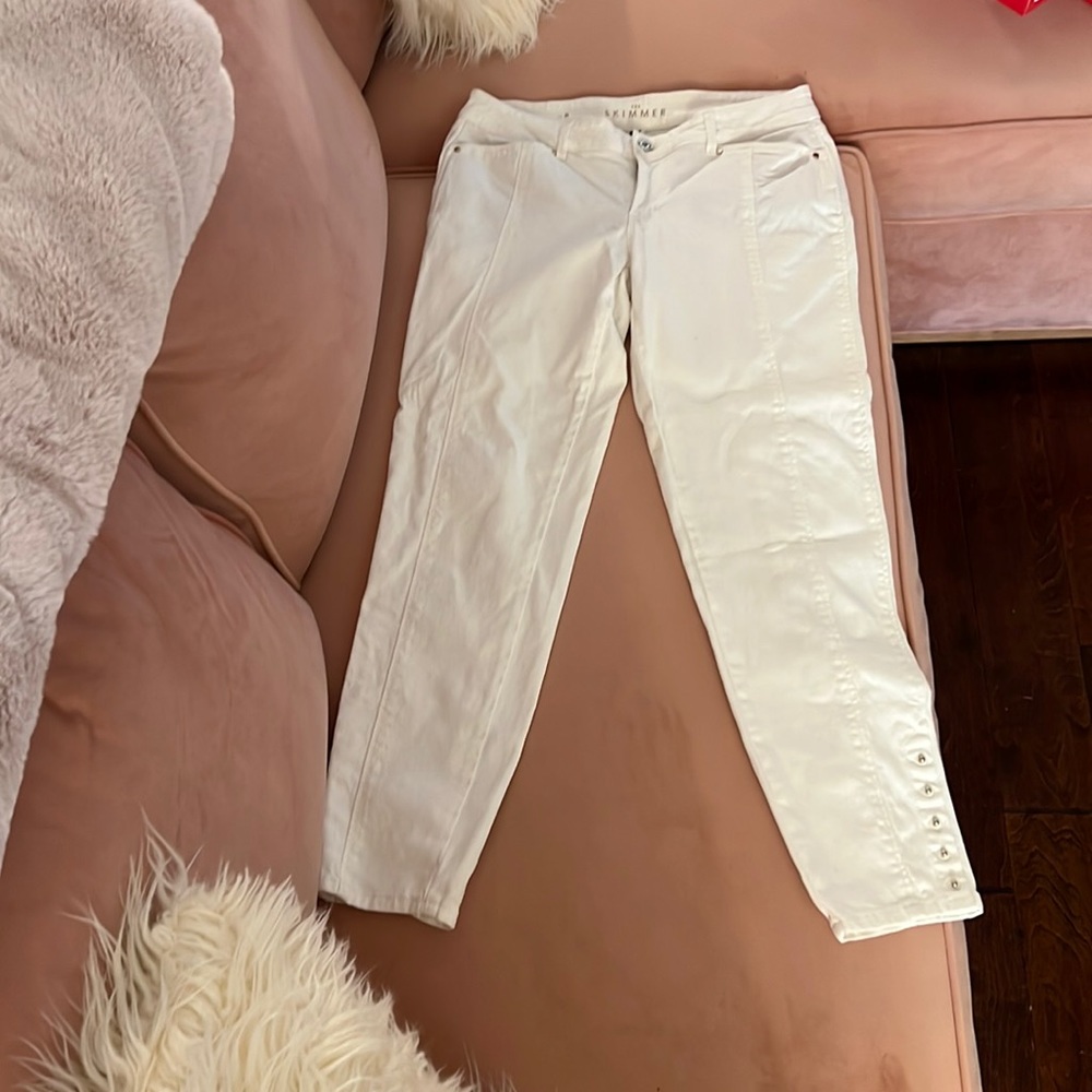 The skimmer white jeans